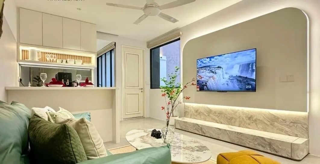 Private Jacuzzi With Outdoor Cinema 7Pax-Jonker Apartment Malacca Malaysia